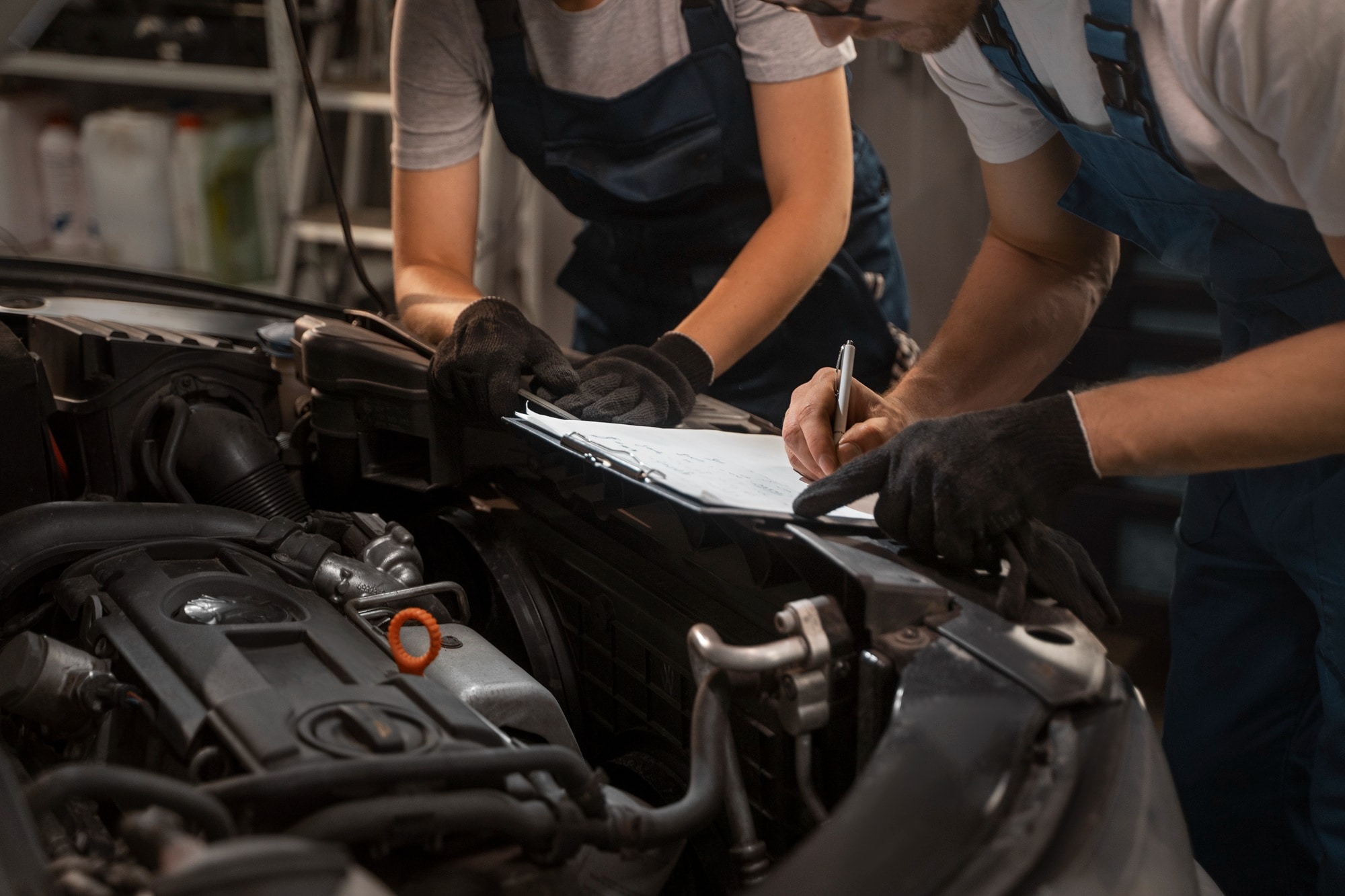 What happens during an interlock service?